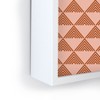 June Journal Triangular Lines in Terracotta Framed Mini Art Print - Society6 - 3 of 3