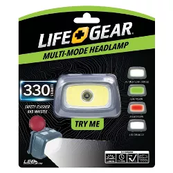 Life Gear Multi Functional LED Head Lamp - Gray