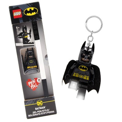 Lego Super Heroes Batman Gel Pen Black Ink With Keychain Light : Target