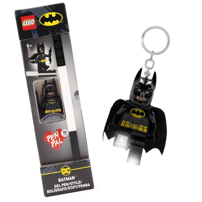 LEGO Super Heroes Batman Gel Pen Black Ink with Keychain Light, 1 of 12