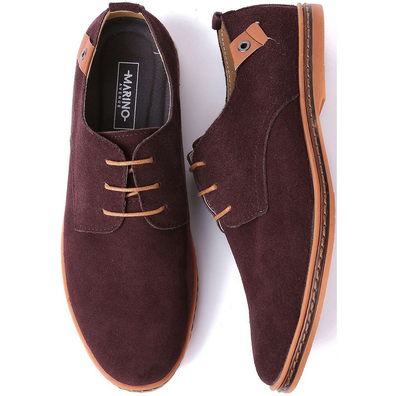 Mio Marino - Men's Classic Suede Oxford Shoes, 3 of 7