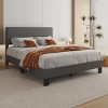 Hub Styler Wood Slats Upholstered Bed - 3 of 4