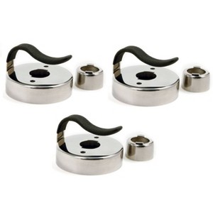 Norpro 3" Stainless Steel Donut / Biscuit Cutter with Removable Center - 1 of 4