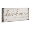 Stupell Industries Farmhouse Minus the Farm Sign Rustic Country Text, 10" x 24" - 3 of 4