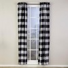 SKL Home By Saturday Knight Ltd Grandin Curtain Panel - White/Black - 2 of 4