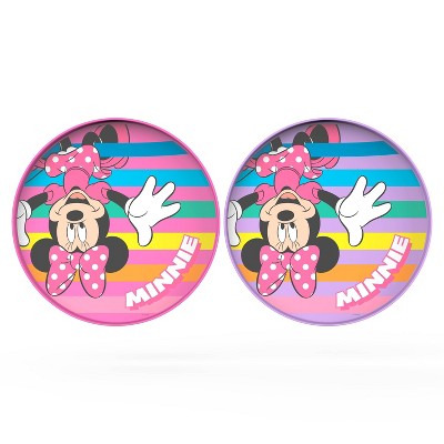 Minnie Mouse 9" 2pk Plastic Flip-It-Plate Set - Zak Designs