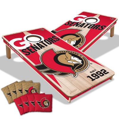 NHL Ottawa Senators 2'x4' Wood Toss Game Set