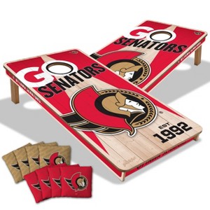 NHL Ottawa Senators 2'x4' Wood Toss Game Set - 1 of 4