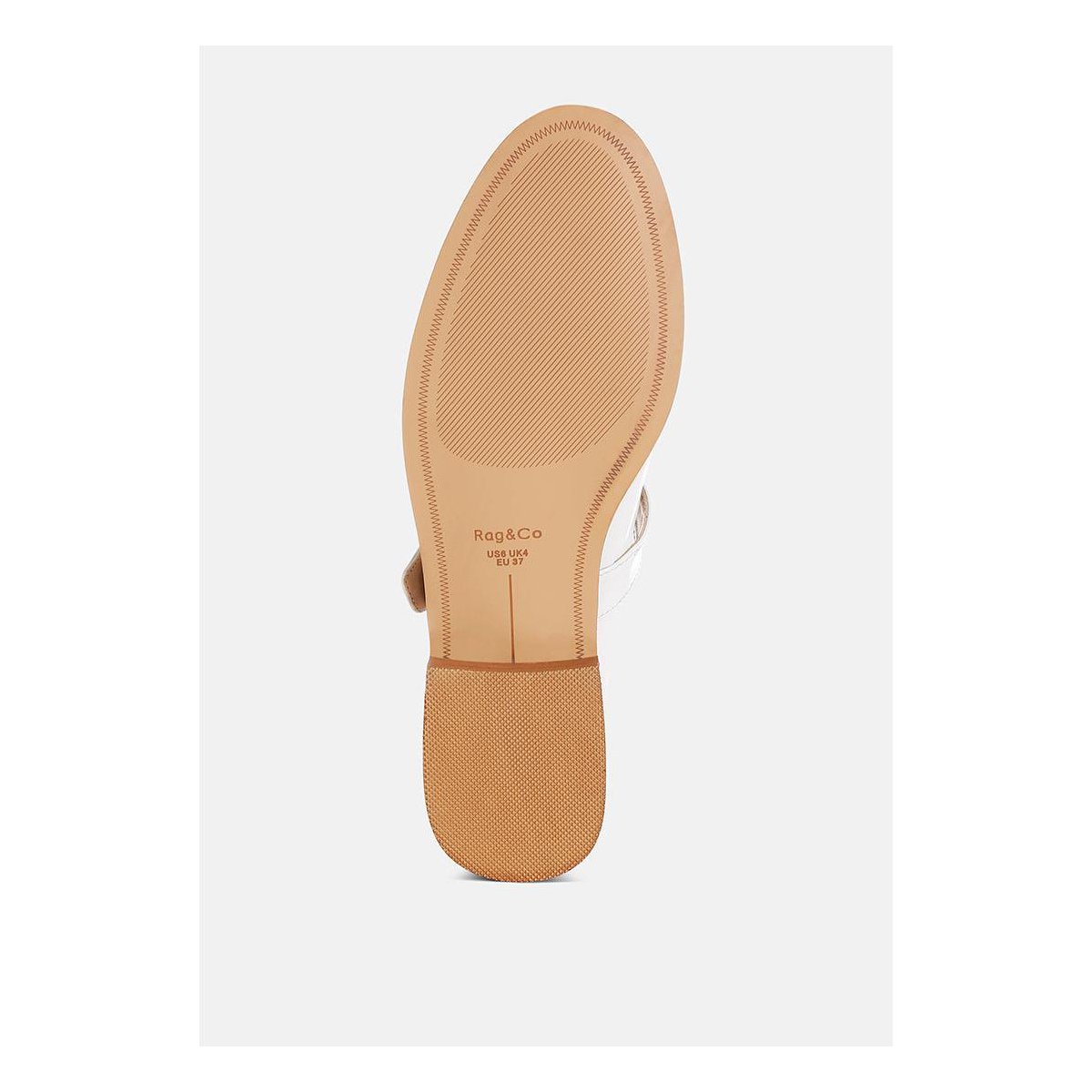 Женские туфли Rag & Co Womens Swenson Patent Pleather Mary Jane Loafers 9 — фото 5
