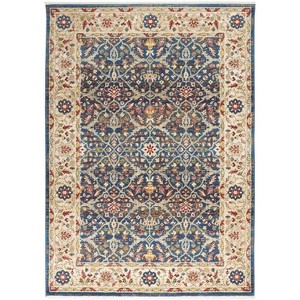 Nourison Revel REV03 Indoor only Area Rug - Blue Ivory 4' x round - 1 of 1
