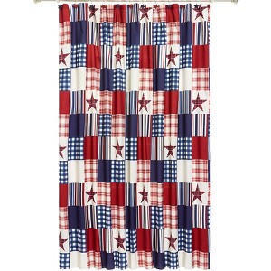 The Lakeside Collection United Plaids Bath Collection - Shower Curtain - 1 of 3