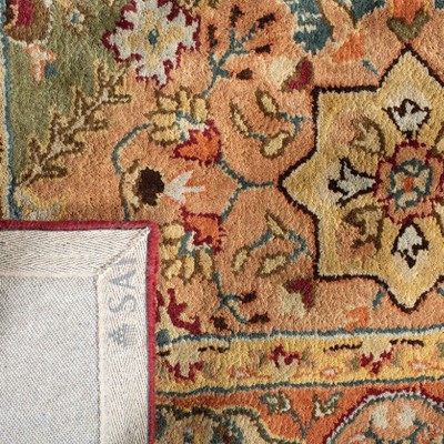 Persian Legend Red and Rust Hand-Tufted Wool Area Rug