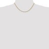 Black Bow Jewelry 3mm, 14k Yellow Gold, Open Concave Figaro Chain Necklace - 2 of 4