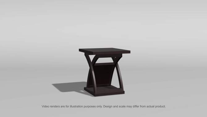 Henry End Table Espresso - miBasics, 2 of 7, play video