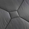 Evo Bytes 8 PCS Modern Comforter Bedding Set with Sheets All-Season Bed in a Bag- Gray - 4 of 4