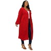 L I V D Women's Serilda Faux Feather Cardigan - 2 of 3