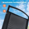 Pellebant 2pc Patio Folding Chairs 2-Pack Dining Chairs Outdoor Portable Sling with Armrest - 4 of 4