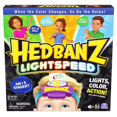 Spin Master Games Hedbanz Lightspeed Board Game