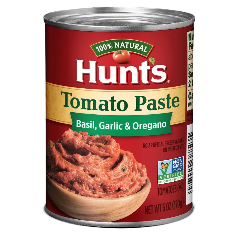 Hunt&#39;s 100% Natural Basil, Garlic, &#38; Oregano Paste 6oz, 1 of 6