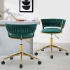 Office Chair Desk Chair Task Chair, High Chair, Adjustable Swivel Chair on Wheels Rolling Stool Salon Stool Vanity Stool Modern-The Pop Home - 2 of 4