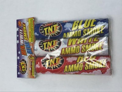 TNT Red White & Blue Smoke Fireworks