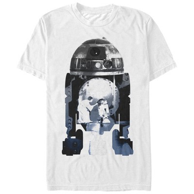 Men's Star Wars R2-d2 Holographic Projector T-shirt : Target