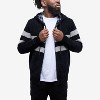CULTURA Mens' Full Zip Hooded Striped Cardigan Sweater With Faux Shearling Lining - 4 of 4
