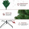 7FT Artificial Christmas Tree with 1334 Branch Tips, Full-Bodied PVC Pine Tree with Metal Stand, Easy Assembly Holiday Decoration for Home, Party - 4 of 4