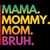 Men's Design By Humans Mother's Day Mama Mommy Mom Bruh Rainbow Text By punsalan Tank Top - 2 of 2
