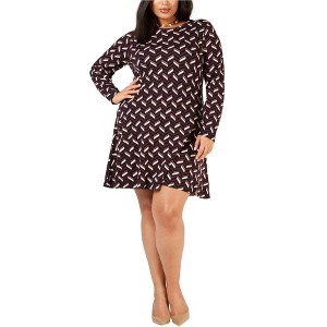 Michael Kors Womens Chevron Sweater Dress - 1 of 1