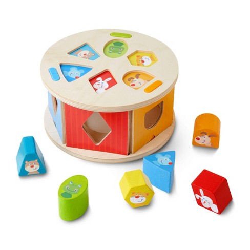 Haba Wooden Shape Sorting Box Favorite Animals : Target
