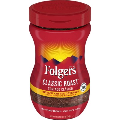 Folgers Classic Medium Roast Instant Coffee - 12oz
