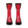 MLB Cincinnati Reds Adult Crew Socks: Cushioned Heel & Toe, Knit Midweight Fabric - 2 of 3