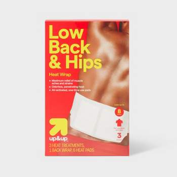 Heat Wraps for Low Back + Hips - 3ct - up & up™