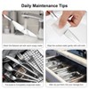 30 Piece Flatware Set Stainless Steel Silverware Set for 6, Include Cutter Fork Spoon Dishwasher Usable Mirror Polished Cutlery Set for Restaurant - 3 of 4