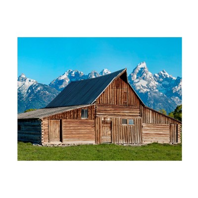 14" x 19" James McLoughlin 'Barn Scene X' Unframed Wall Canvas - Trademark Fine Art