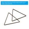 Unique Bargains Jewelry Handmade Triangle Earrings Beading Hoop 30 Pcs - 4 of 4