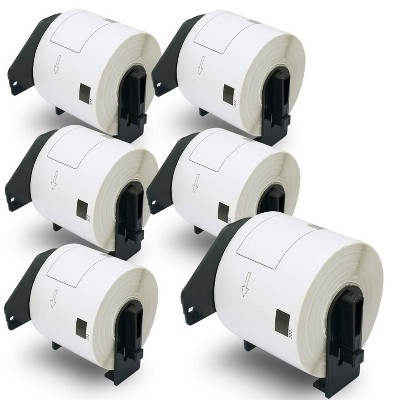 BETCKEY - Compatible Shipping Labels Replacement for Brother DK-1202 , 2.4 in x 3.9 in, Use with Brother QL Label Printers 6 Rolls/1800 Labels