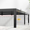Metal Bed Frame, Heavy Duty Platform Bed No Box Spring Needed with 6 Non-Slip Slats & Under Bed Storage - 4 of 4