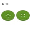 Unique Bargains Resin Craft Snap Round Flat 4-Hole Sewing Buttons 50 Pcs - 3 of 4