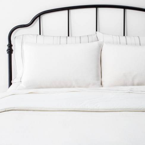 Comforter Set Sour Cream With Yellow Border Hearth Hand With