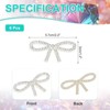Unique Bargains Self-Adhesive Durable DIY Clothing Bow Rhinestone Stickers 6 Pcs - 2 of 4