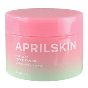 AprilSkin Pink Aloe Pack Face Cleanser Mask (4.23 oz) - The 30-Second Mask-to-Foam for Your Calmed, Clearest Skin - 1 of 4