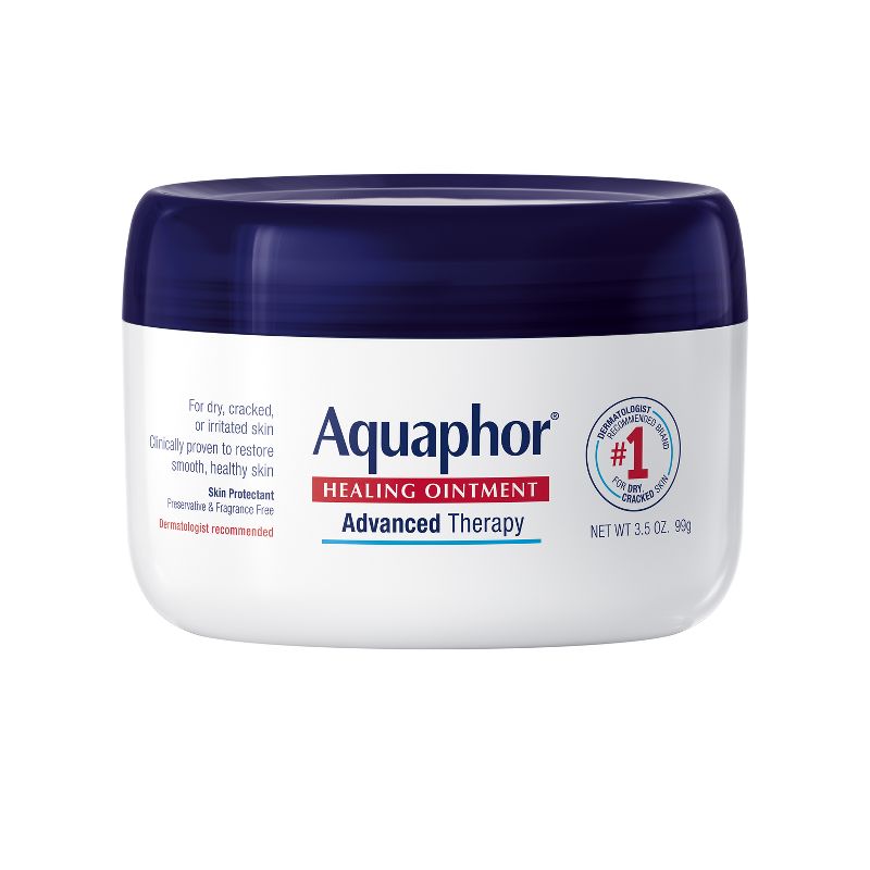 Aquaphor Healing Ointment Skin Protectant Advanced Therapy Moisturizer for Dry and Cracked Skin Unscented, 1 of 15