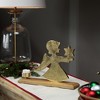 Northlight Angel with Star Metal Christmas Tealight Candle Holder - 12" - 2 of 4