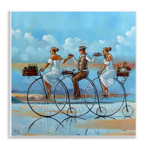 Stupell Industries Summer Shore Bicycle Ride Wall Plaque Art - 1 of 4