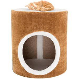 PETMAKER Orthopedic Pet Sofa Bed with Memory Foam and Foam Stuffed Bolsters 42x28x8.5 Tan - 1 of 1