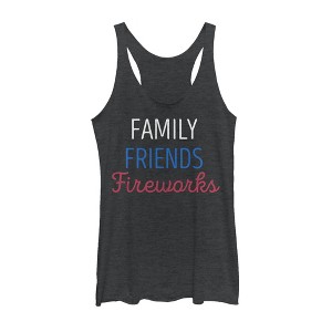 Women's Lost Gods Fourth of July  Family Fireworks Racerback Tank Top - 1 of 3