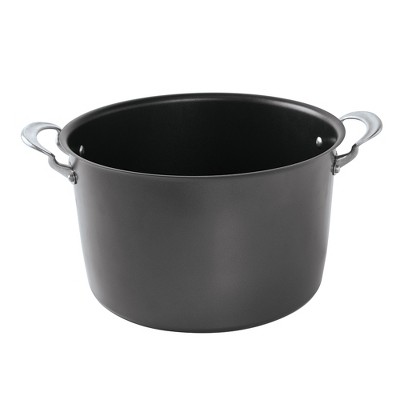 Farberware 10.5qt Aluminum Nonstick Stockpot With Lid Black : Target