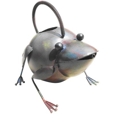 D-Art Collection Iron Frog Watering Can
